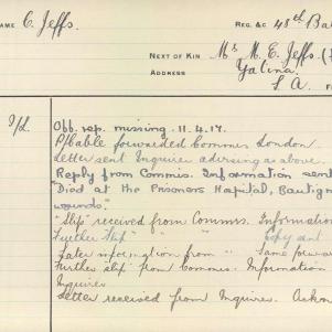 Soldier packet page