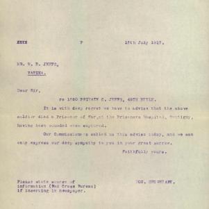 Soldier packet page