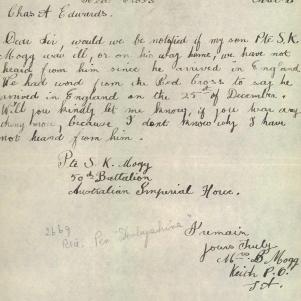 Soldier packet page