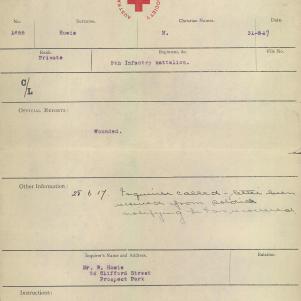 Soldier packet page