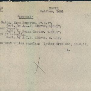 Soldier packet page