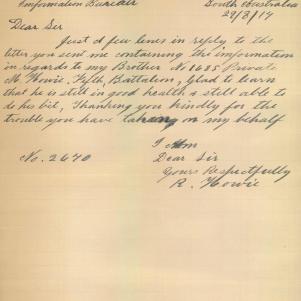 Soldier packet page