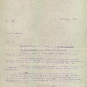 Soldier packet page