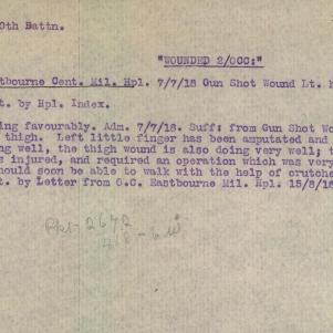 Soldier packet page
