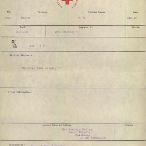 Soldier packet page