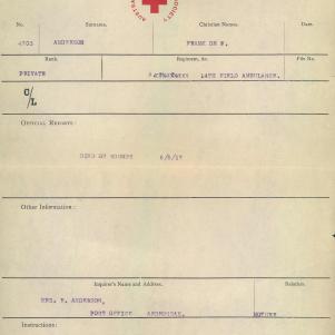 Soldier packet page