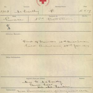 Soldier packet page