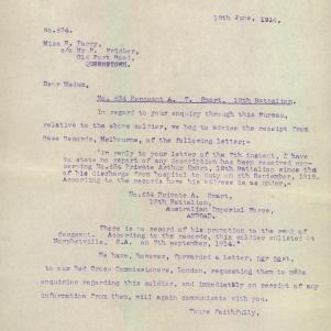 Soldier packet page