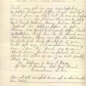 Soldier packet page