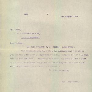 Soldier packet page