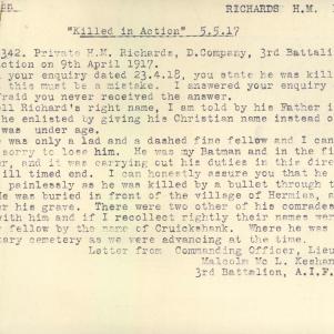 Soldier packet page