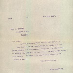 Soldier packet page