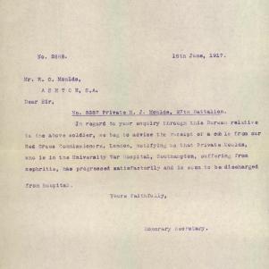 Soldier packet page