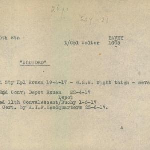 Soldier packet page