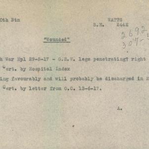 Soldier packet page