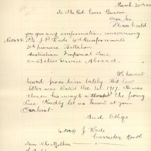 Soldier packet page
