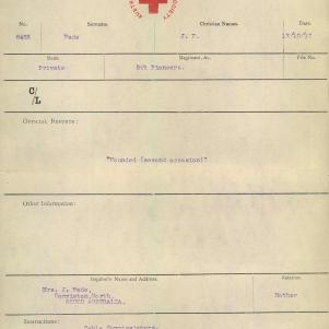 Soldier packet page