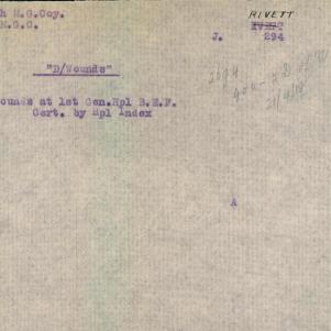 Soldier packet page