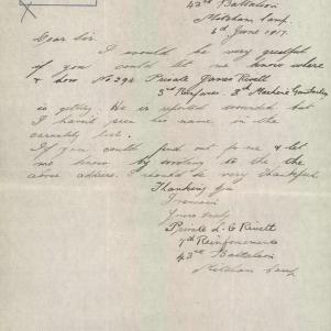 Soldier packet page