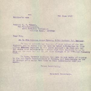 Soldier packet page