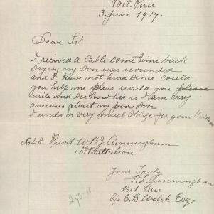 Soldier packet page
