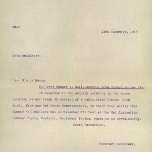 Soldier packet page