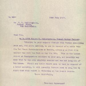 Soldier packet page