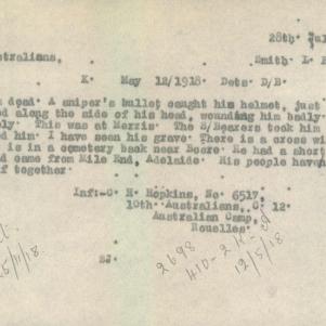 Soldier packet page