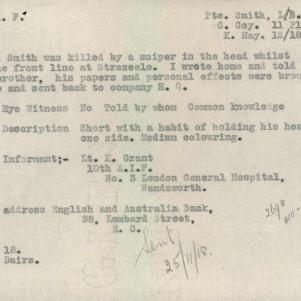 Soldier packet page