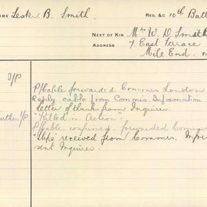Soldier packet page