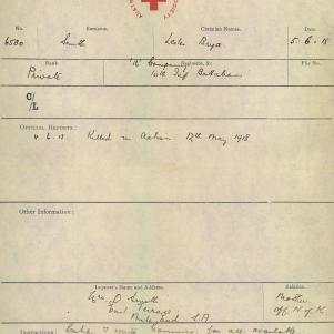 Soldier packet page