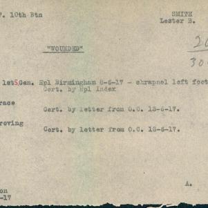 Soldier packet page