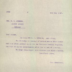Soldier packet page