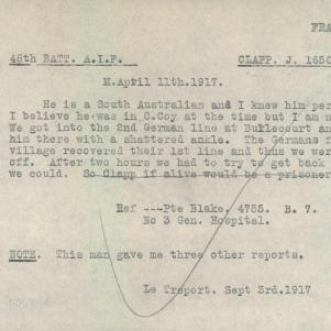 Soldier packet page