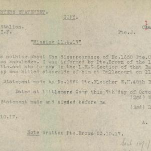 Soldier packet page