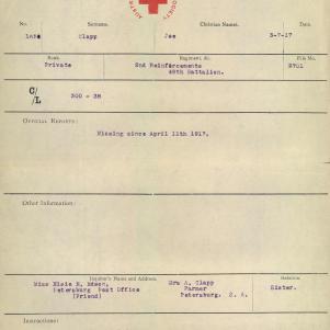 Soldier packet page