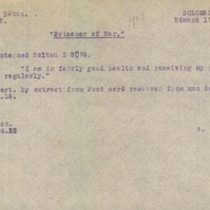 Soldier packet page