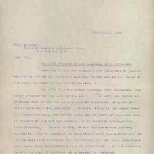 Soldier packet page