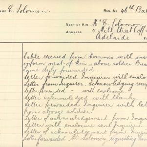 Soldier packet page