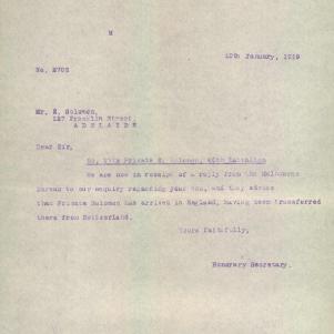Soldier packet page