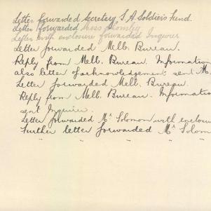 Soldier packet page