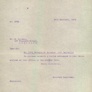 Soldier packet page