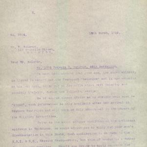 Soldier packet page