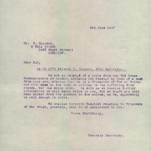 Soldier packet page