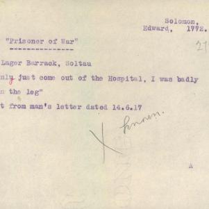 Soldier packet page