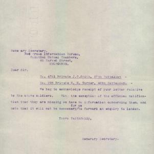 Soldier packet page
