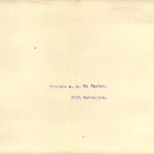 Soldier packet page