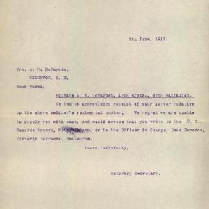 Soldier packet page