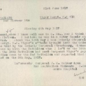 Soldier packet page