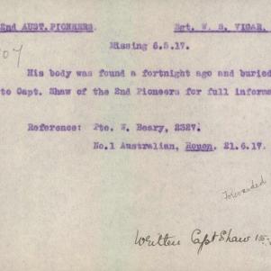 Soldier packet page